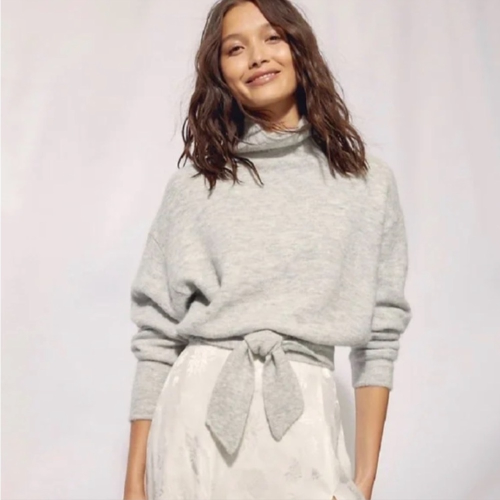 WILFRED Lorin Heathered oatmeal sweater